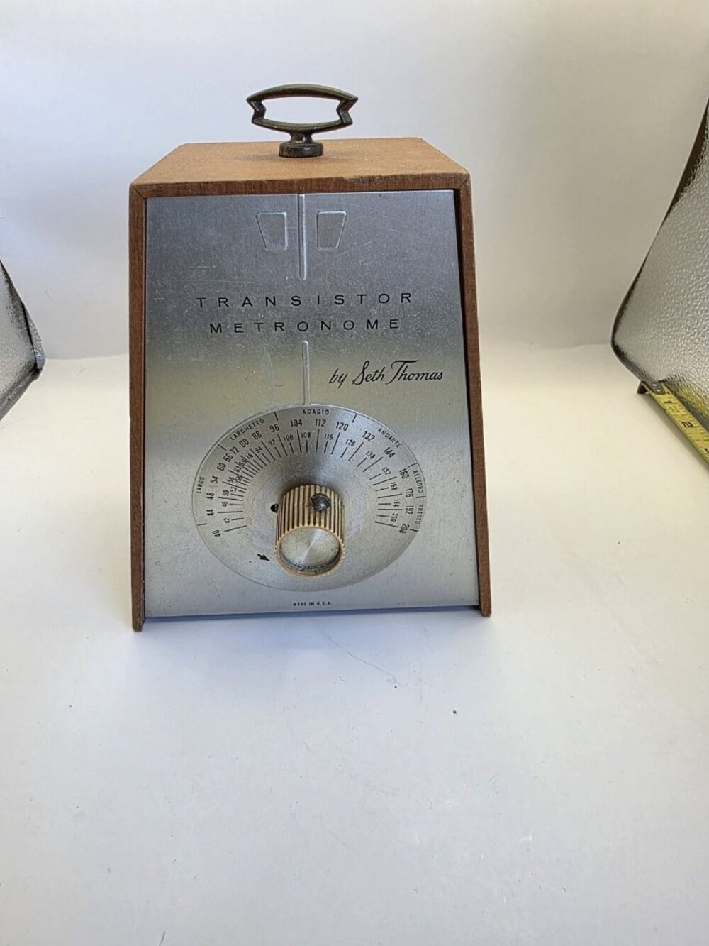 Vintage Seth Thomas Transistor Metronome PROP or PARTS